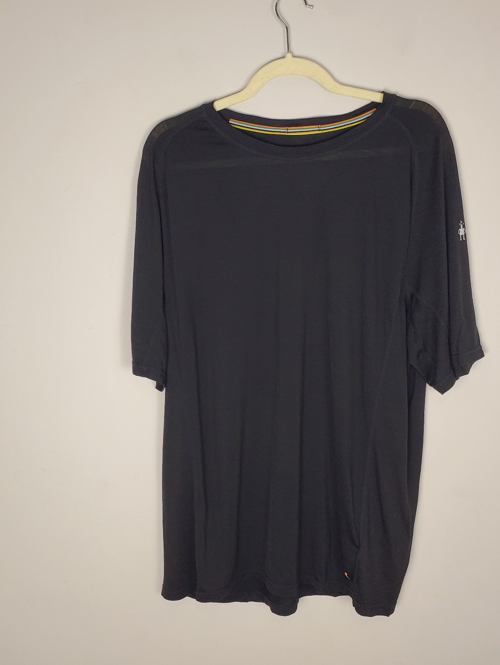 Smartwool Active Ultralite Short Sleeve Shirt Men's Size XL Black - Picture 6 of 16